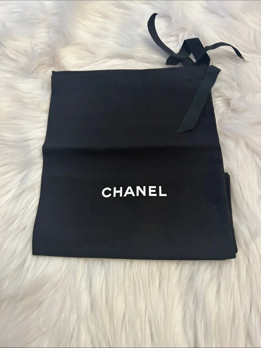 CHANEL tan leather